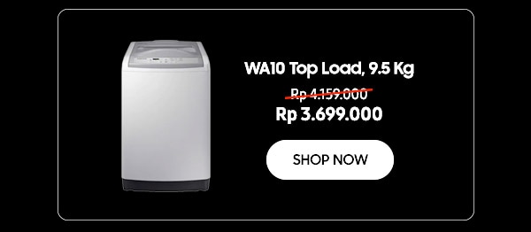 WA10 Top Load, 9.5 Kg