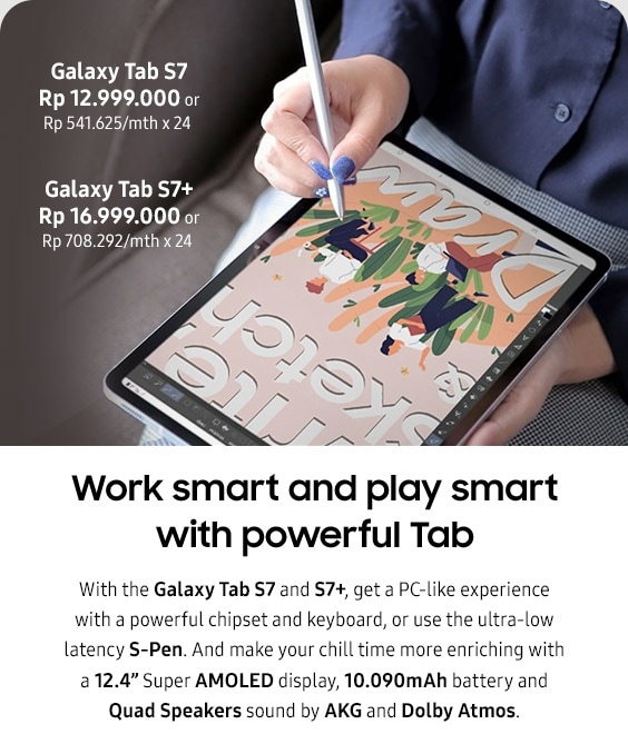 Work smart and play smart with powerful Tab