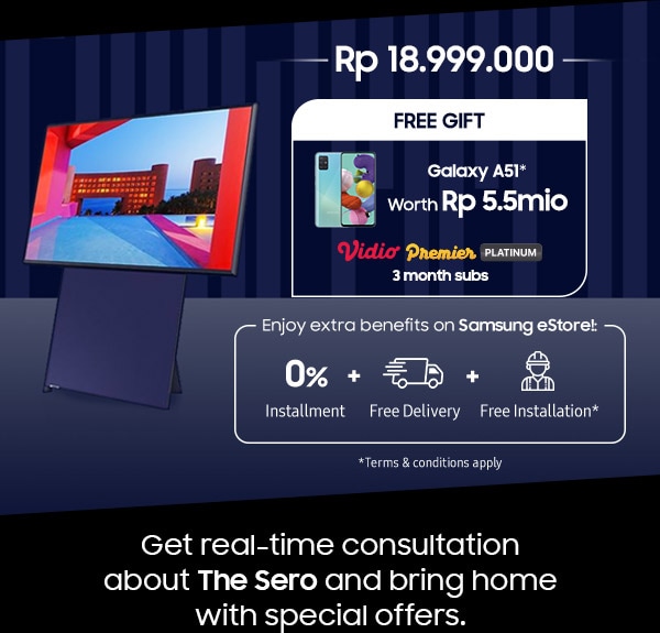 Get real-time consultation about The Sero and bring home with special offers.