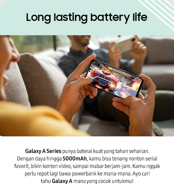 Long lasting battery life