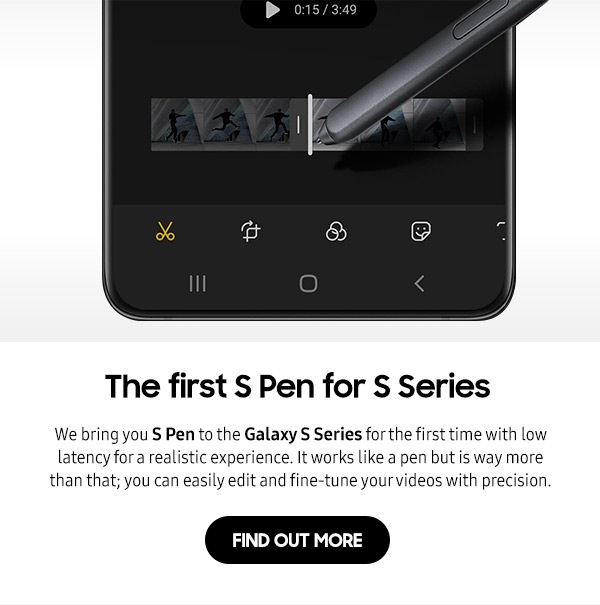 The first S Pen for S Series