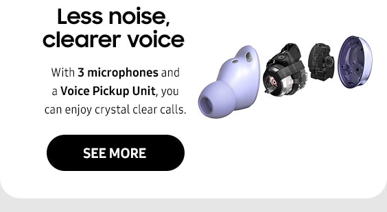 Less noise, clearer voice