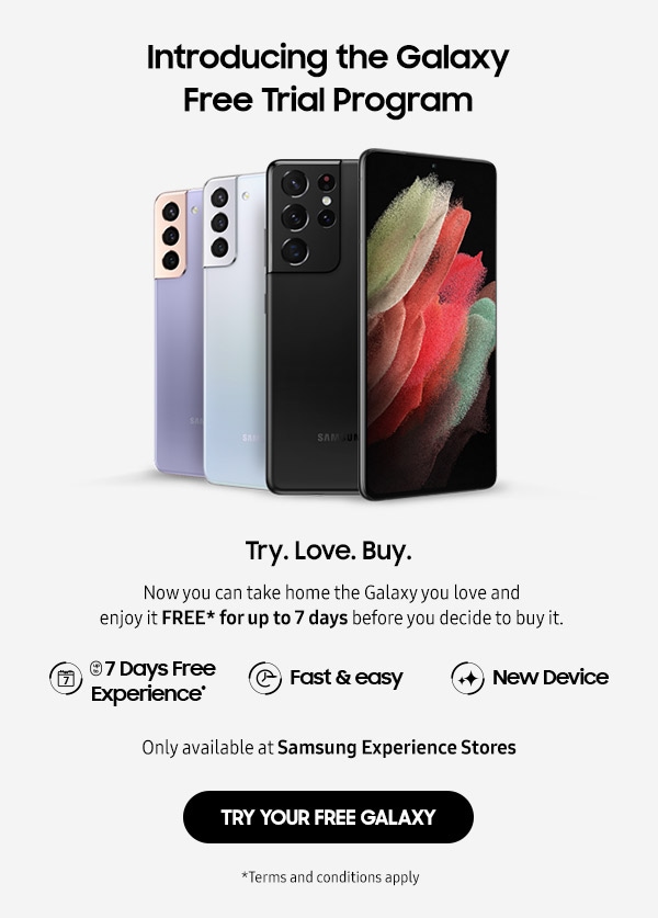 Introducing the Galaxy Free Trial Program