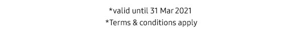 Valid until 31 Mar 2021
