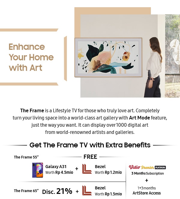 Get The Frame TV with Extra Benefits