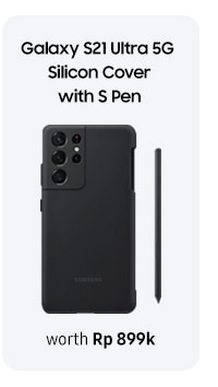 Galaxy S21 Ultra 5G Silicon Cover with S Pen