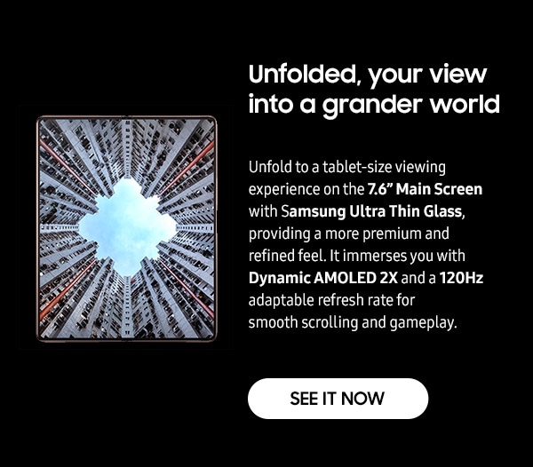 Unfolded, your view into a grander world