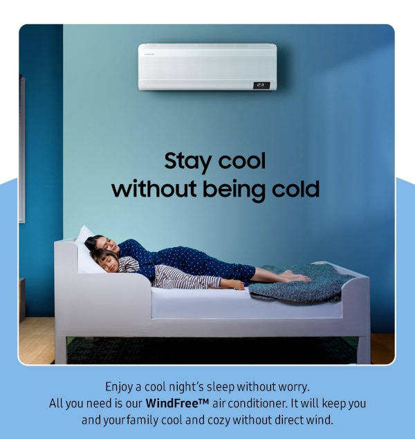 Stay cool without being cold