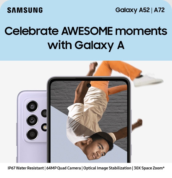 Celebrate AWESOME moments with Galaxy A