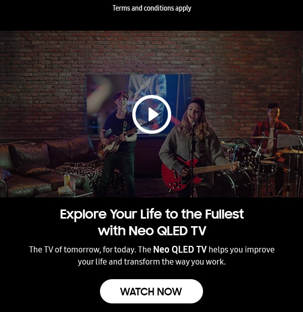 Explore Your Life to the Fullest with Neo QLED TV
