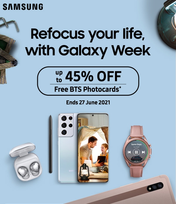 Refocus your life, with Galaxy Week deals