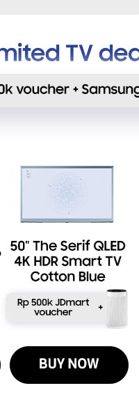50inch The Serif QLED 4K HDR Smart TV Cotton Blue