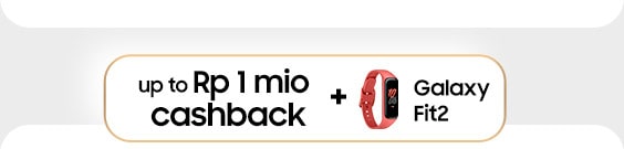 Up to Rp 1mio cashback