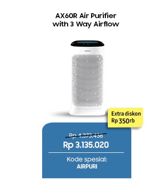 A60R Air Purifier with 3 Way Airflow