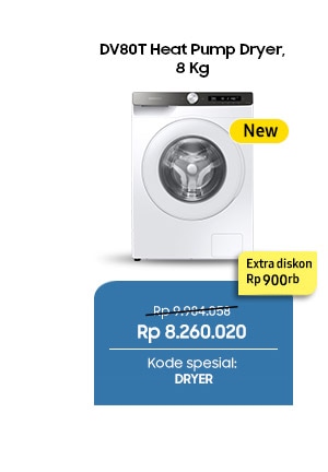 DV80T Heat Pump Dryer, 8kg