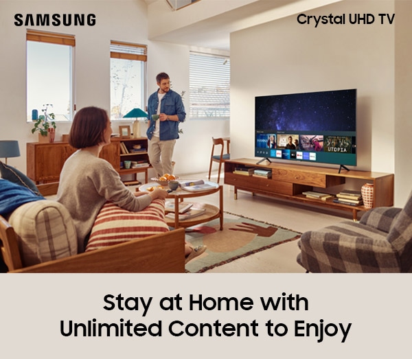 Stay at home with unlimited content to enjoy