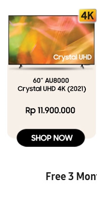 60inch AU8000 Crystal UHD 4K (2021)