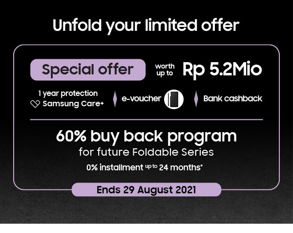 Unfold your limited offer