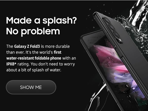 Made a splash? No problem