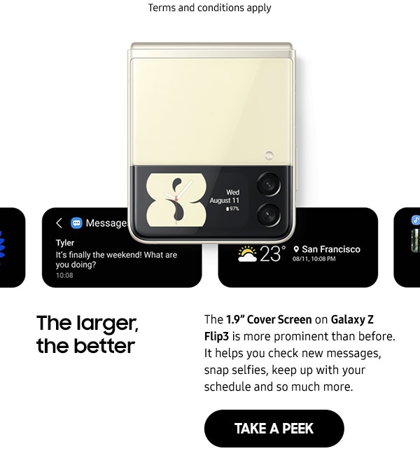 The larger, the better