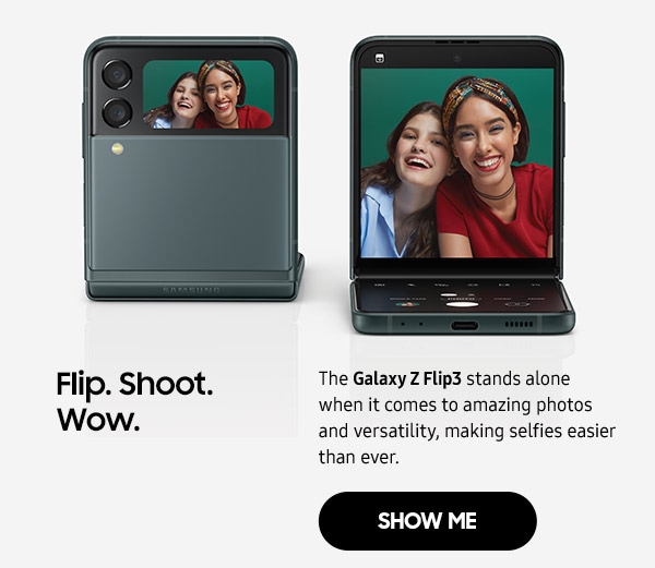 Flip. Shoot. Wow.