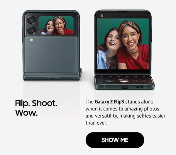 Flip. Shoot. Wow.