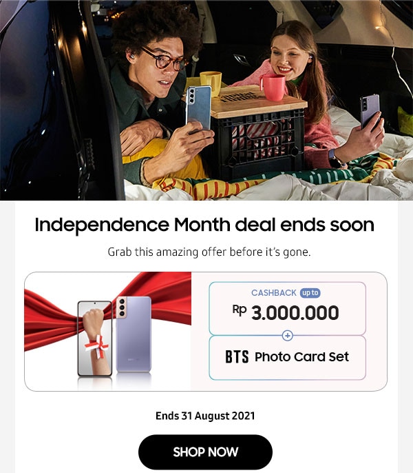 Indenpendence Month deal ends soon