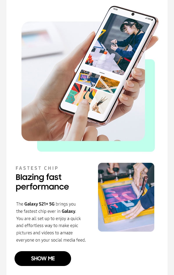 Blazing fast performance