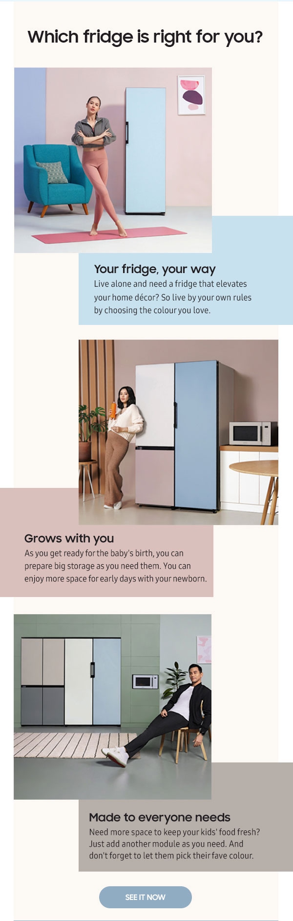Which fridge is right for you?