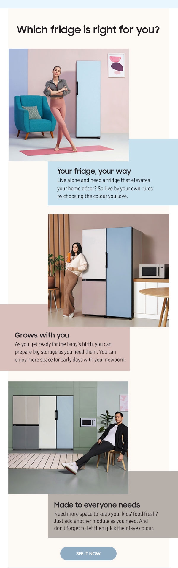 Which fridge is right for you?
