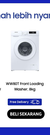 WW80T Front Loading Washer, 8 Kg