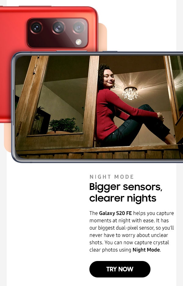 Bigger sensors, clearer nights