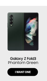 Galaxy Z Fold3 Phantom Green