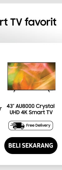 43inch AU8000 Crystal UHD 4K Smart TV