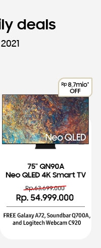 75inch QN90A Neo QLED 4K Smart TV