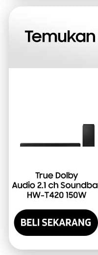 True Dolby Audio 2.1ch Soundbar HW-T420 150W