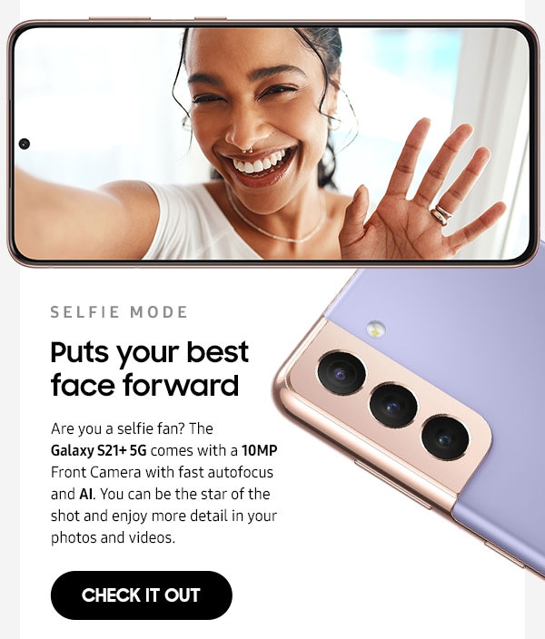 Puts your best face forward