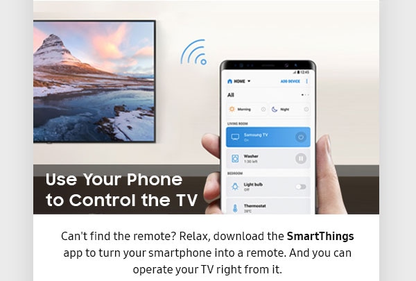 Use your phone to control the TV