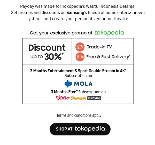 Shop at Tokopedia