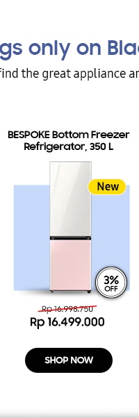 Bespoke Bottom Freezer Refrigerator, 350 L
