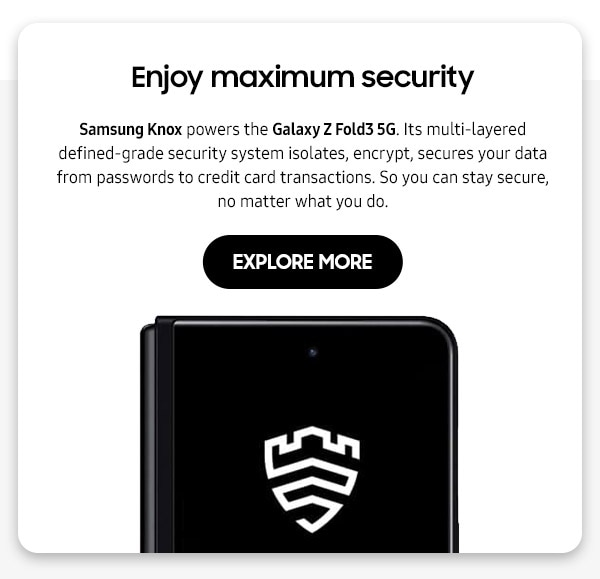Enjoy maximum security