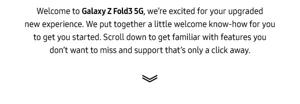 Welcome to the Galaxy Z Fold3 5G