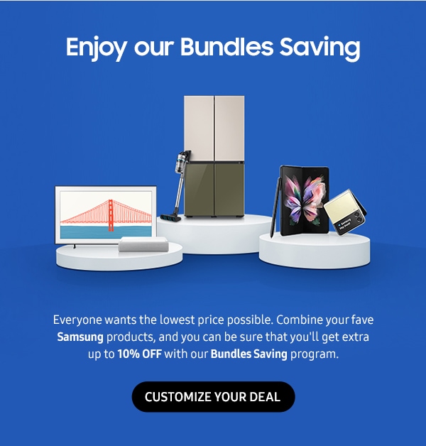 Enjoy our bundles saving