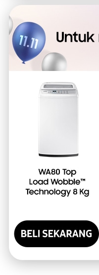 WA80 Top Load Wobble™ Technology 8Kg