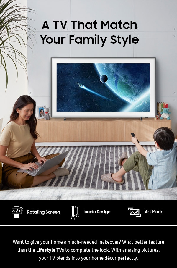 A TV that match your family style