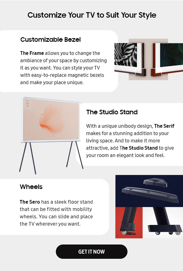 Customize Your TV to Suit Your Style