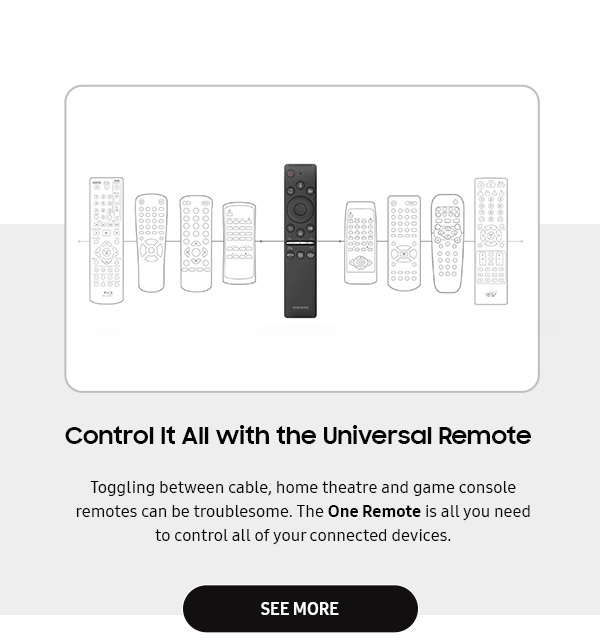 Control It All with the Universal Remote