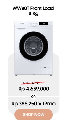 WW80T Front Load, 8Kg