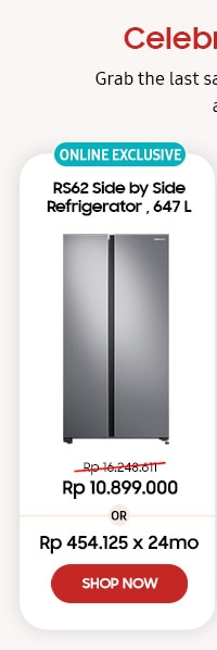 RS62 Side By Side Refrigerator, 647 L