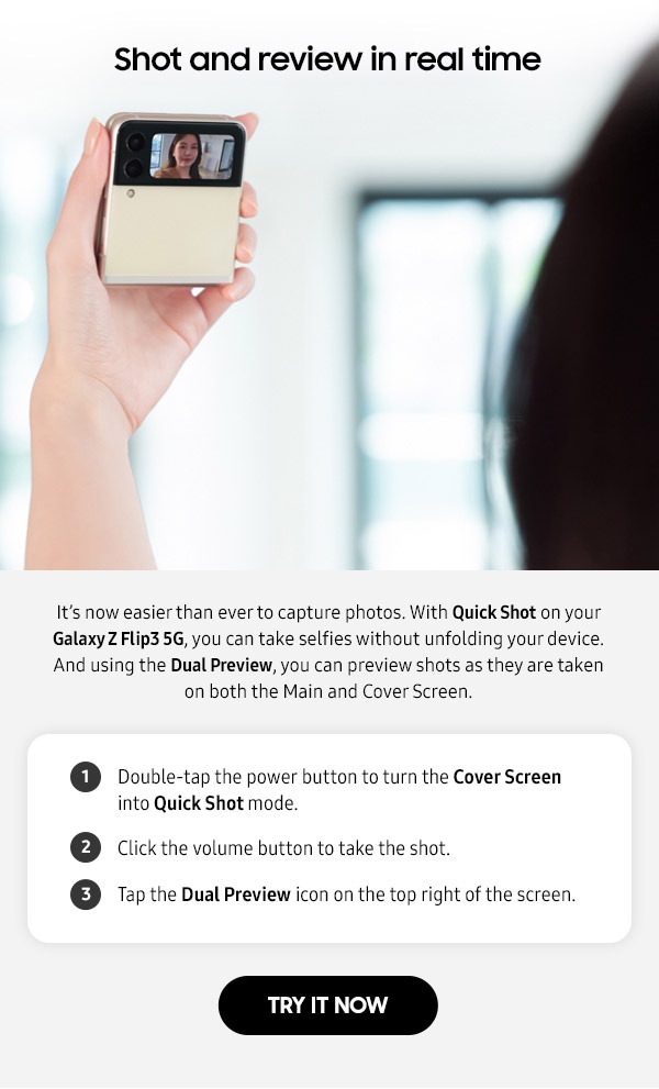 Shot and review in real time